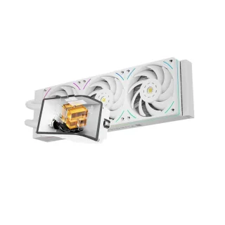 Thermalright Wonder Vision 360 UB ARGB - 2150 RPM, 27 dB, White color, AIO Watercooler, 360mm radiator