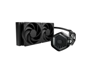Cooler Master MasterLiquid 240 ATMOS Stealth - 1 - 2400 RPM, 30 dB, Black color, AIO Watercooler, 240mm radiator