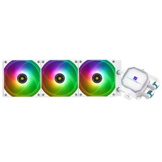 Thermalright Frozen Prism ARGB - 1850 RPM, 27 dB, White color, AIO Watercooler, 360mm radiator