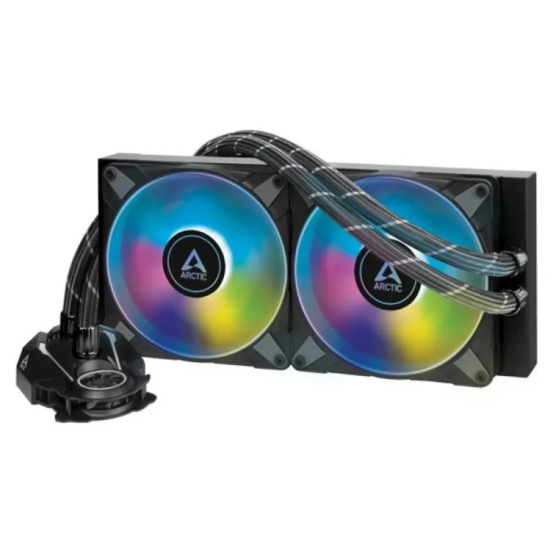 ARCTIC Liquid Freezer II 280 A-RGB - 200 - 1900 RPM, 22.5 dB, Black color, AIO Watercooler, 280mm radiator - Featured Image
