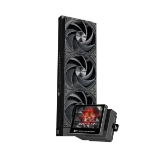 Thermalright Stream Vision - 2400 RPM, 31.4 dB, Black color, AIO Watercooler, 360mm radiator