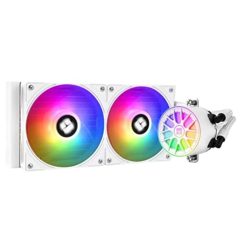 Thermalright Aqua Elite ARGB V6 - 2000 RPM, 29.8 dB, White color, AIO Watercooler, 240mm radiator - Featured Image