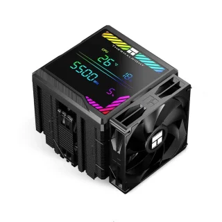 Thermalright Peerless Assassin 140 Digital - 1500 RPM, 25.6 dB, Black color, Air cooler