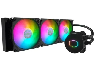 Cooler Master MasterLiquid ML360L ARGB V2 - 650 - 1800 RPM, 8 - 27 dB, Black color, AIO Watercooler, 360mm radiator