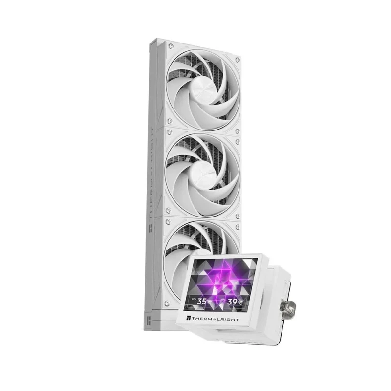 Thermalright Stream Vision - 2400 RPM, 31.4 dB, White color, AIO Watercooler, 360mm radiator - Featured Image