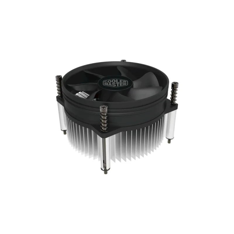 Cooler Master i50 - 2000 RPM, 28 dB, Black/Silver color, Air cooler - Featured Image