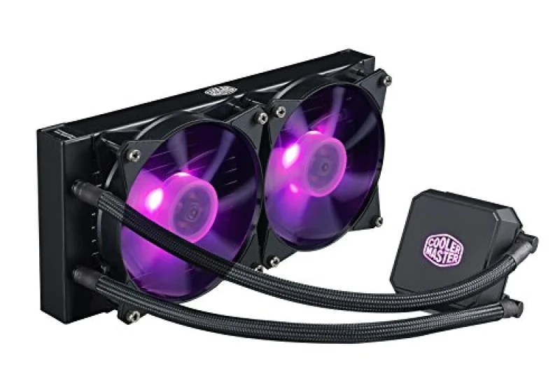 Cooler Master MasterLiquid LC240E RGB - 650 - 1800 RPM, 31.5 dB, Black color, AIO Watercooler, 240mm radiator - Featured Image
