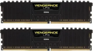 Corsair Vengeance LPX 16 GB - 2 x 8GB, DDR4 288-pin DIMM, 2666MT/s, CL16, Black color