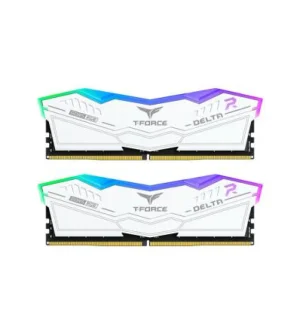 TEAMGROUP T-Force Delta RGB 16 GB - 2 x 8GB, DDR5 288-pin DIMM, 6000MT/s, CL38, White color