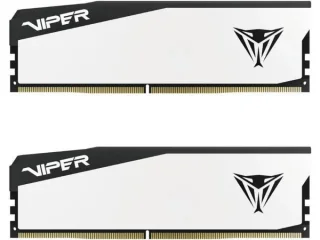 Patriot Viper Elite 5 32 GB - 2 x 16GB, DDR5 288-pin DIMM, 6000MT/s, CL30, White color