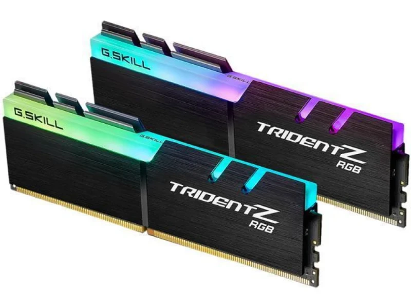G.Skill Trident Z RGB 32 GB - 2 x 16GB, DDR4 288-pin DIMM, 3600MT/s, CL18, Black color - Featured Image