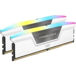 Corsair Vengeance RGB 32 GB - 2 x 16GB, DDR5 288-pin DIMM, 6000MT/s, CL30, White color