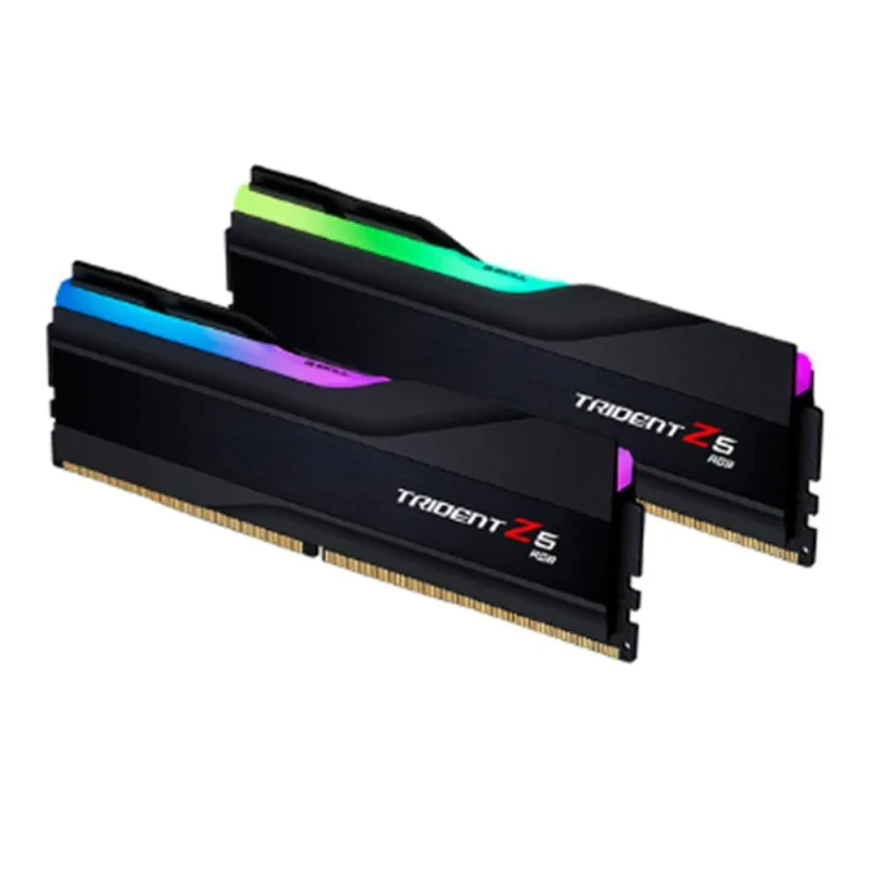 G.Skill Trident Z5 RGB 32 GB - 2 x 16GB, DDR5 288-pin DIMM, 6400MT/s, CL32, Black color - Featured Image