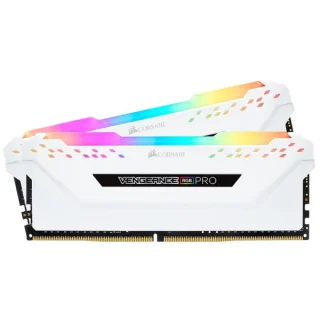 Corsair Vengeance RGB Pro 16 GB - 2 x 8GB, DDR4 288-pin DIMM, 3200MT/s, CL16, White color