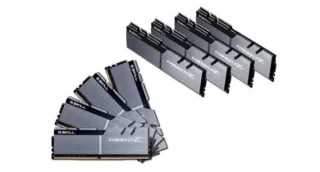 G.Skill F4-3200C16Q2-128GTZSK 128 GB - 8 x 16GB, DDR4 288-pin DIMM, 3200MT/s, CL16, Gray / Black color