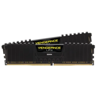 Corsair Vengeance LPX 32 GB - 2 x 16GB, DDR4 288-pin DIMM, 3600MT/s, CL18, Black / Yellow color