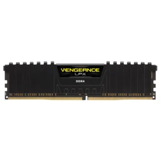 Corsair Vengeance LPX 16 GB - 1 x 16GB, DDR4 288-pin DIMM, 3200MT/s, CL16, Black / Yellow color