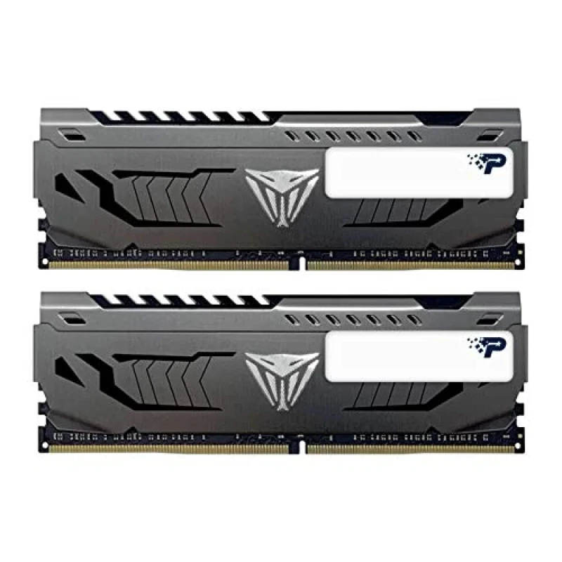 Patriot Viper Steel 32 GB - 2 x 16GB, DDR4 288-pin DIMM, 3200MT/s, CL16, Silver / Black color - Featured Image