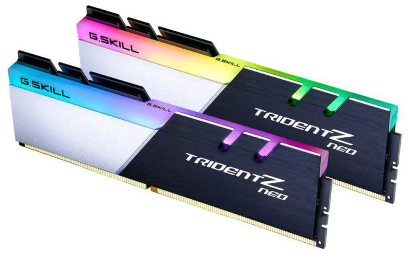 G.Skill Trident Z Neo 64 GB - 2 x 32GB, DDR4 288-pin DIMM, 3600MT/s, CL16, Black / Silver color - Featured Image