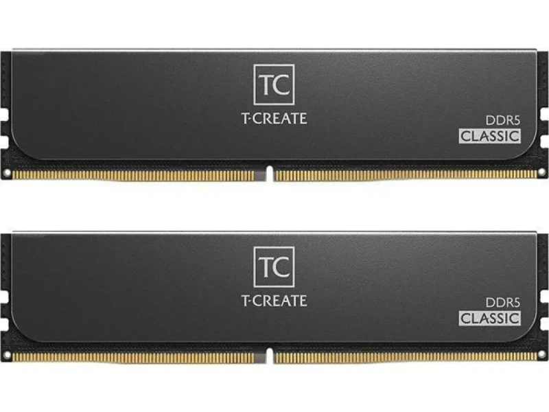 TEAMGROUP T-Create Classic 32 GB - 2 x 16GB, DDR5 288-pin DIMM, 5600MT/s, CL46, Black color - Featured Image