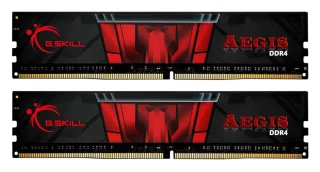 G.Skill Aegis 32 GB - 2 x 16GB, DDR4 288-pin DIMM, 3200MT/s, CL16, Red / Black color