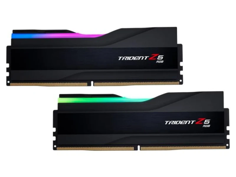 G.Skill Trident Z5 RGB 32 GB - 2 x 16GB, DDR5 288-pin DIMM, 7200MT/s, CL34, Black color - Featured Image
