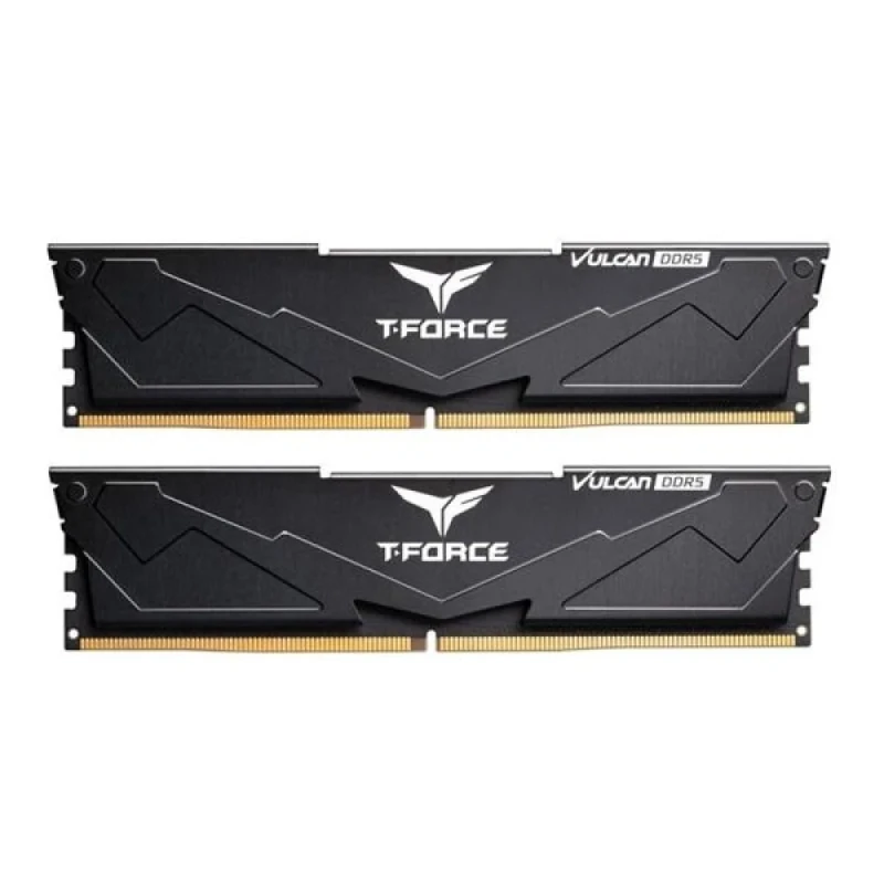 TEAMGROUP T-Force Vulcan 32 GB - 2 x 16GB, DDR5 288-pin DIMM, 6000MT/s, CL38, Black color - Featured Image