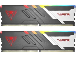 Patriot Viper Venom RGB 32 GB - 2 x 16GB, DDR5 288-pin DIMM, 6000MT/s, CL36, Black / White color