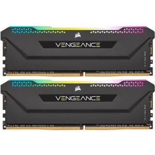 Corsair Vengeance RGB Pro SL 16 GB - 2 x 8GB, DDR4 288-pin DIMM, 3200MT/s, CL16, Black color