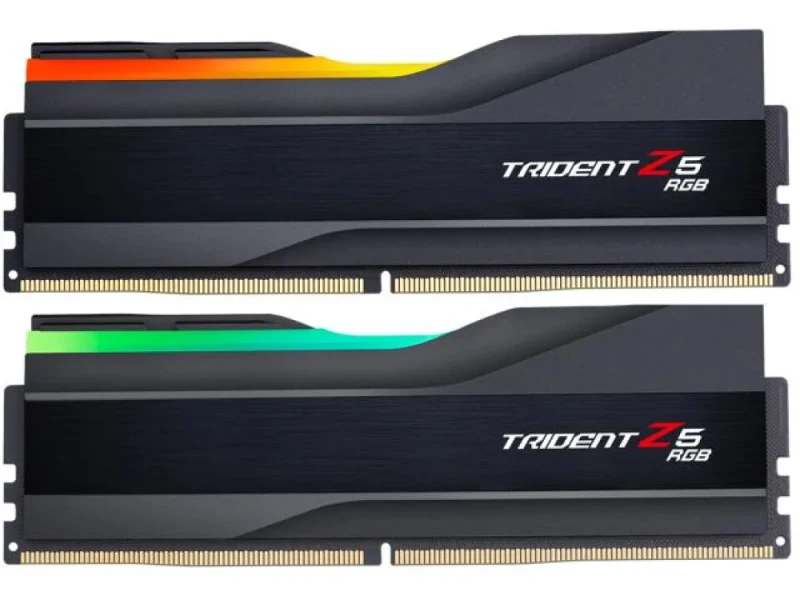 G.Skill Trident Z5 RGB 96 GB - 2 x 48GB, DDR5 288-pin DIMM, 6800MT/s, CL34, Black color - Featured Image