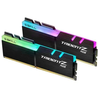 G.Skill Trident Z RGB 32 GB - 2 x 16GB, DDR4 288-pin DIMM, 3200MT/s, CL16, Black color