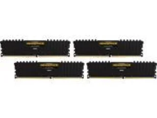 Corsair Vengeance LPX 64 GB - 4 x 16GB, DDR4 288-pin DIMM, 2666MT/s, CL16, Black / Yellow color
