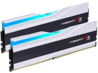 G.Skill Trident Z5 RGB 32 GB - 2 x 16GB, DDR5 288-pin DIMM, 6000MT/s, CL36, White / Black color