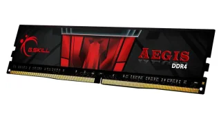 G.Skill Aegis 8 GB - 1 x 8GB, DDR4 288-pin DIMM, 3200MT/s, CL16, Red / Black color
