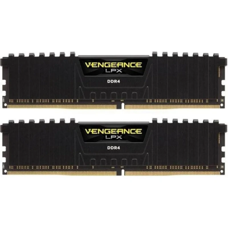 Corsair Vengeance LPX 32 GB - 2 x 16GB, DDR4 288-pin DIMM, 2400MT/s, CL14, Black / Yellow color - Featured Image