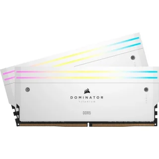 Corsair Dominator Titanium 32 GB - 2 x 16GB, DDR5 288-pin DIMM, 7200MT/s, CL34, White color