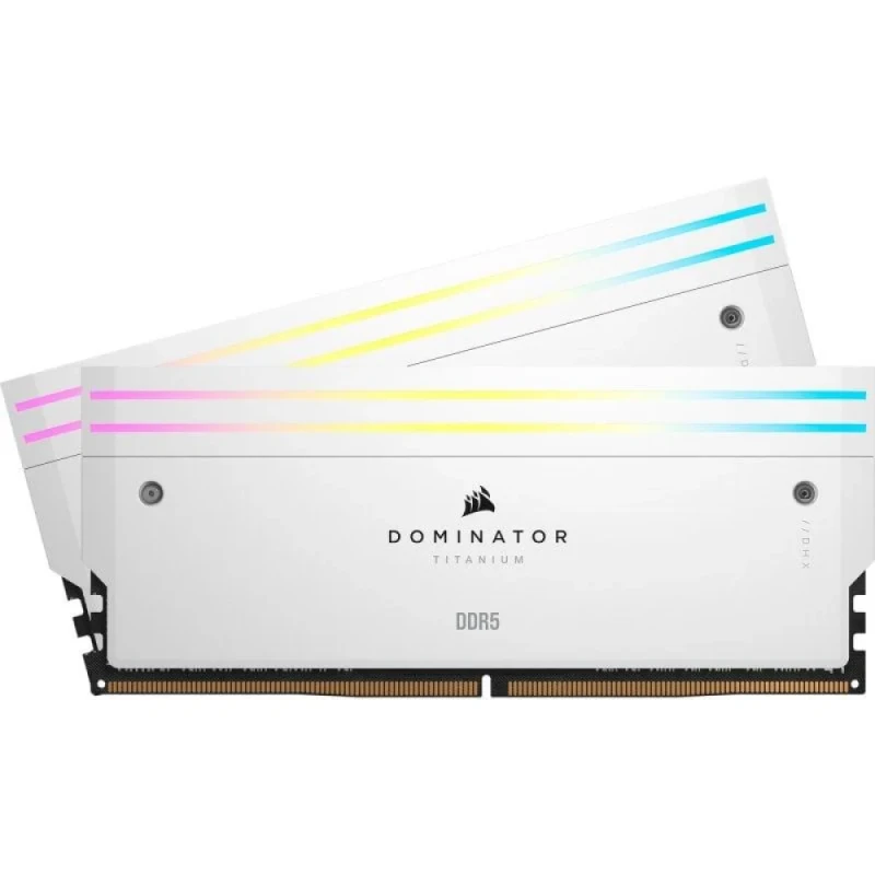 Corsair Dominator Titanium 32 GB - 2 x 16GB, DDR5 288-pin DIMM, 7200MT/s, CL34, White color - Featured Image