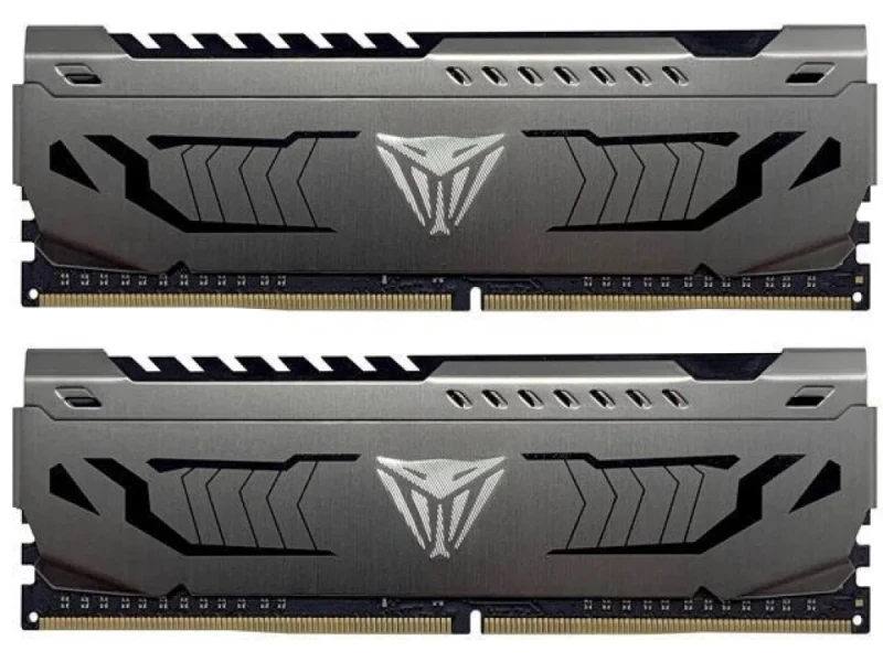 Patriot Viper Steel 16 GB - 2 x 8GB, DDR4 288-pin DIMM, 3600MT/s, CL18, Gray color - Featured Image