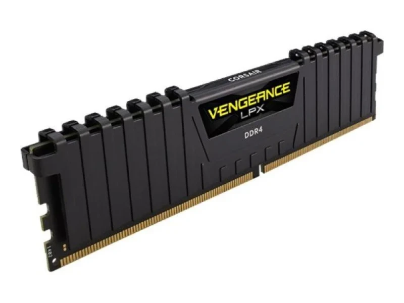 Corsair Vengeance LPX 16 GB - 1 x 16GB, DDR4 288-pin DIMM, 2666MT/s, CL16, Black / Yellow color - Featured Image