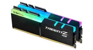 G.Skill Trident Z RGB 16 GB - 2 x 8GB, DDR4 288-pin DIMM, 4000MT/s, CL18, Black color
