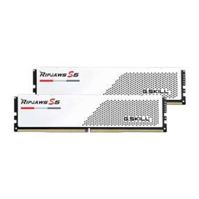 G.Skill Ripjaws S5 32 GB - 2 x 16GB, DDR5 288-pin DIMM, 5200MT/s, CL40, White color - Featured Image