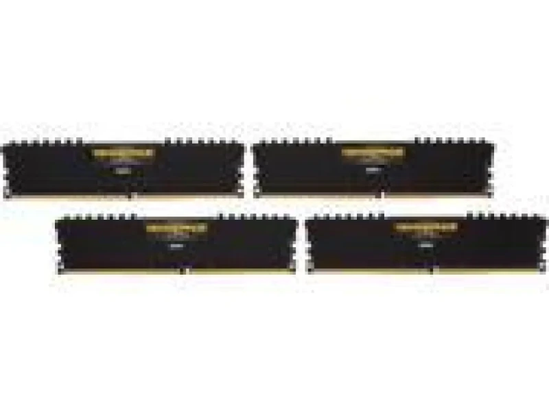 Corsair Vengeance LPX 32 GB - 4 x 8GB, DDR4 288-pin DIMM, 2666MT/s, CL16, Black / Yellow color - Featured Image