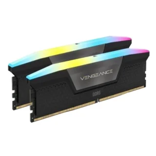 Corsair Vengeance RGB 32 GB - 2 x 16GB, DDR5 288-pin DIMM, 6200MT/s, CL36, Black color