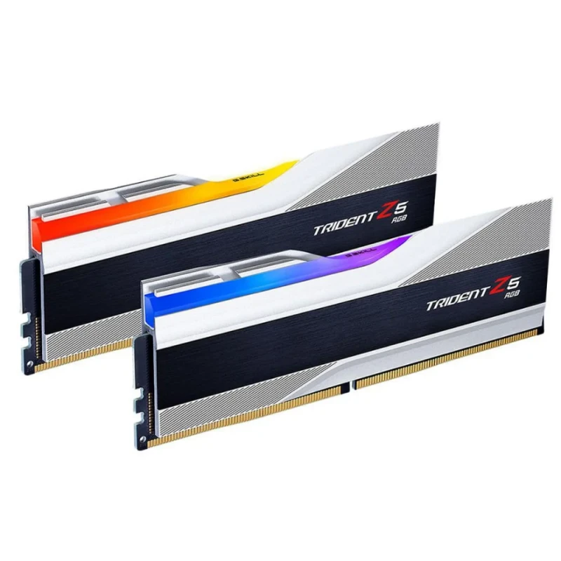 G.Skill Trident Z5 RGB 32 GB - 2 x 16GB, DDR5 288-pin DIMM, 5600MT/s, CL36, Silver / Black color - Featured Image