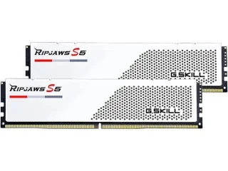 G.Skill Ripjaws S5 32 GB - 2 x 16GB, DDR5 288-pin DIMM, 6000MT/s, CL30, White color