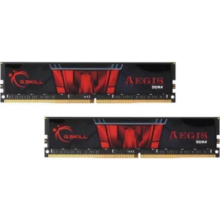 G.Skill Aegis 32 GB - 2 x 16GB, DDR4 288-pin DIMM, 2666MT/s, CL19, Black / Red color