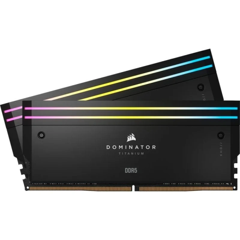 Corsair Dominator Titanium 32 GB - 2 x 16GB, DDR5 288-pin DIMM, 6600MT/s, CL32, Black color - Featured Image