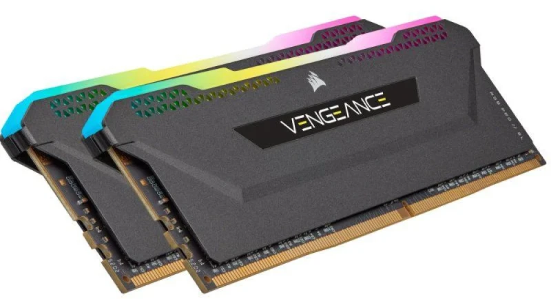 Corsair Vengeance RGB Pro SL 32 GB - 2 x 16GB, DDR4 288-pin DIMM, 3600MT/s, CL18, Black color - Featured Image
