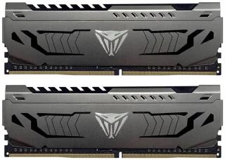 Patriot Viper Steel 64 GB - 2 x 32GB, DDR4 288-pin DIMM, 3600MT/s, CL18, Silver / Black color