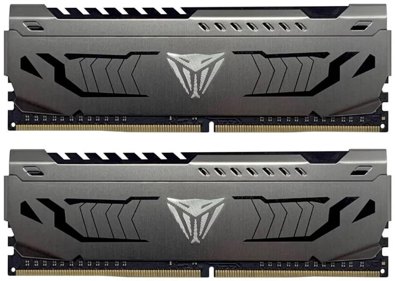Patriot Viper Steel 64 GB - 2 x 32GB, DDR4 288-pin DIMM, 3600MT/s, CL18, Silver / Black color - Featured Image